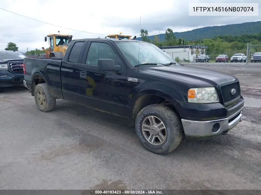 2006 Ford F-150 Fx4/Lariat/Xl/Xlt VIN: 1FTPX14516NB07074 Lot: 40193423