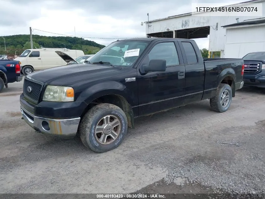 2006 Ford F-150 Fx4/Lariat/Xl/Xlt VIN: 1FTPX14516NB07074 Lot: 40193423