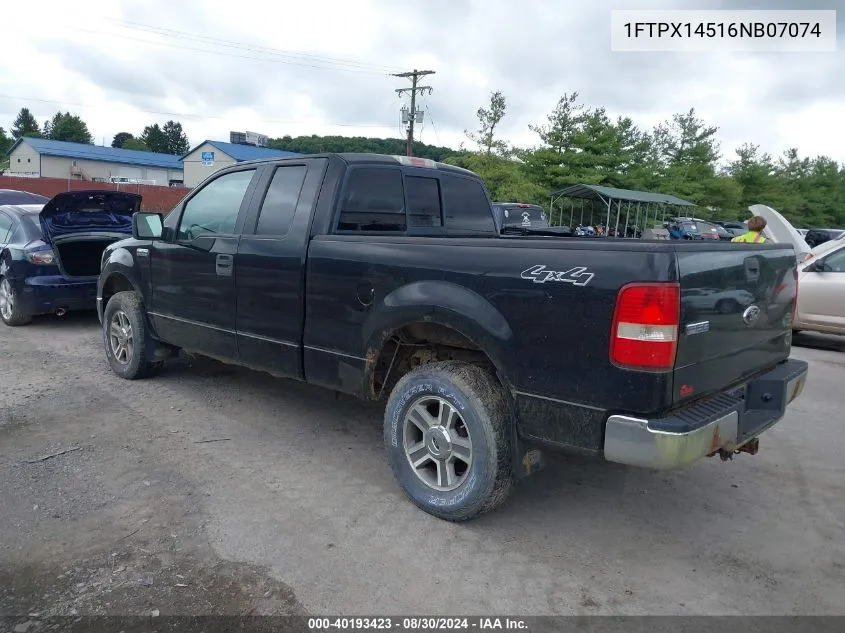 2006 Ford F-150 Fx4/Lariat/Xl/Xlt VIN: 1FTPX14516NB07074 Lot: 40193423