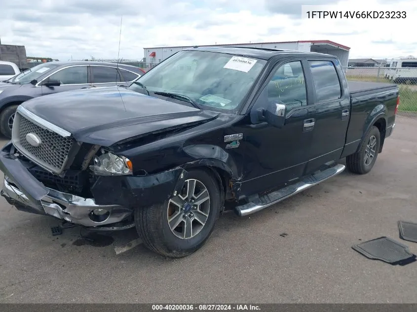 2006 Ford F-150 Fx4/Lariat/Xlt VIN: 1FTPW14V66KD23233 Lot: 40200036