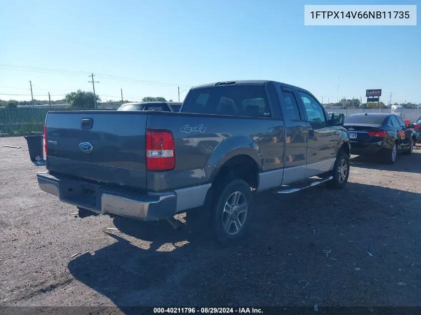 2006 Ford F-150 Fx4/Lariat/Xl/Xlt VIN: 1FTPX14V66NB11735 Lot: 40211796