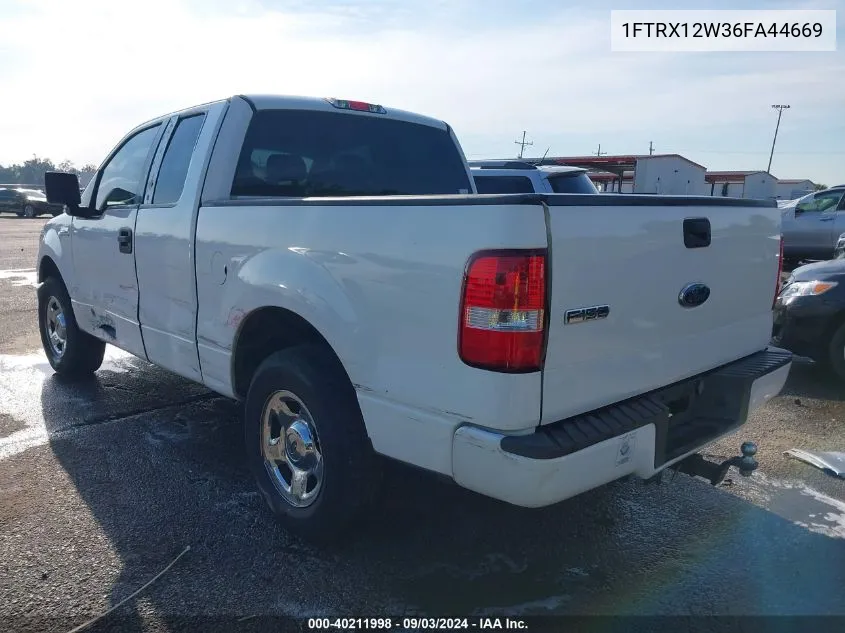 1FTRX12W36FA44669 2006 Ford F-150 Stx/Xl/Xlt