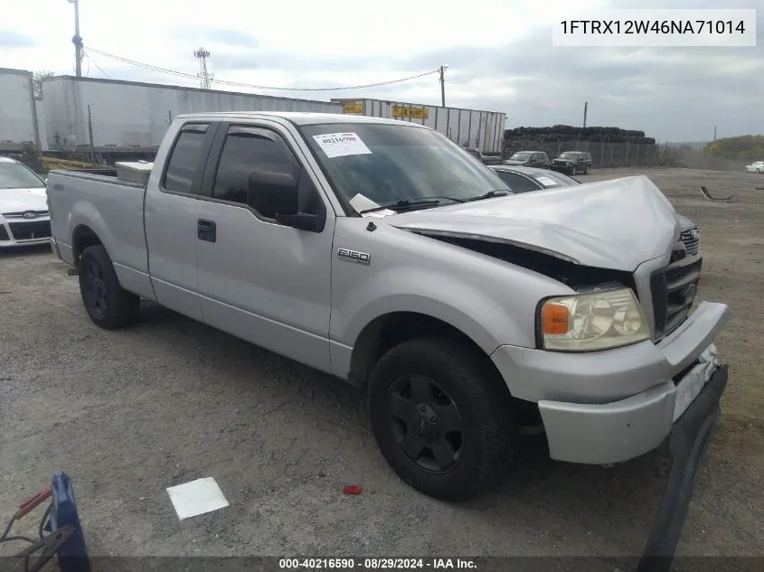 2006 Ford F-150 Stx/Xl/Xlt VIN: 1FTRX12W46NA71014 Lot: 40216590