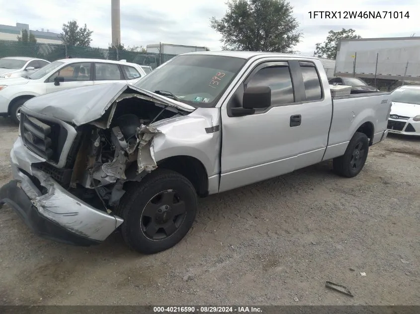 2006 Ford F-150 Stx/Xl/Xlt VIN: 1FTRX12W46NA71014 Lot: 40216590