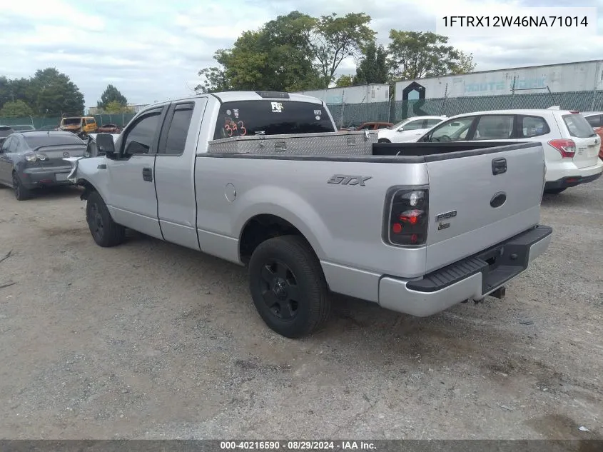 2006 Ford F-150 Stx/Xl/Xlt VIN: 1FTRX12W46NA71014 Lot: 40216590