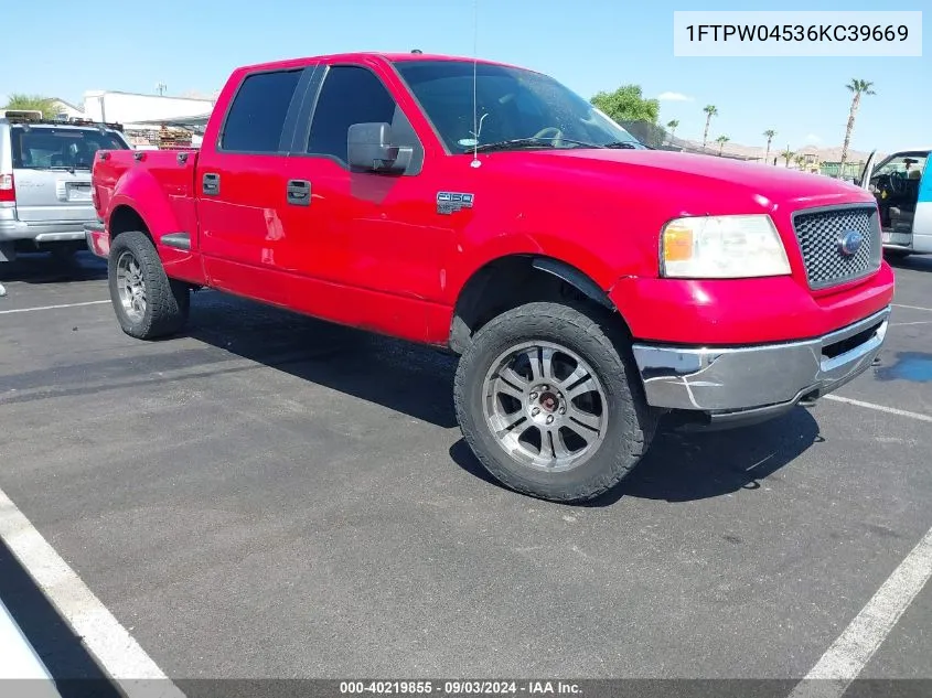 1FTPW04536KC39669 2006 Ford F-150 Fx4/Xlt