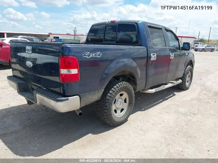 1FTPW14516FA19199 2006 Ford F-150 Fx4/Lariat/Xlt