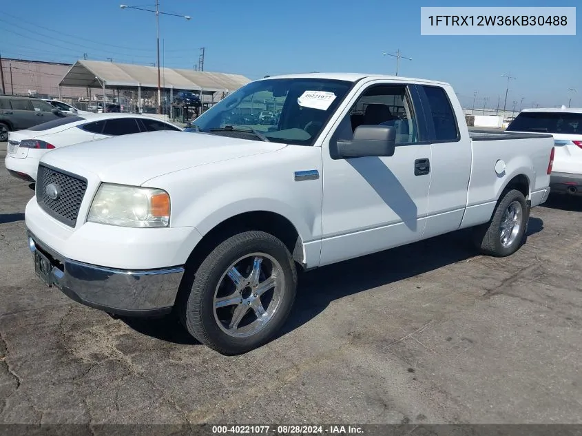 2006 Ford F-150 Stx/Xl/Xlt VIN: 1FTRX12W36KB30488 Lot: 40221077