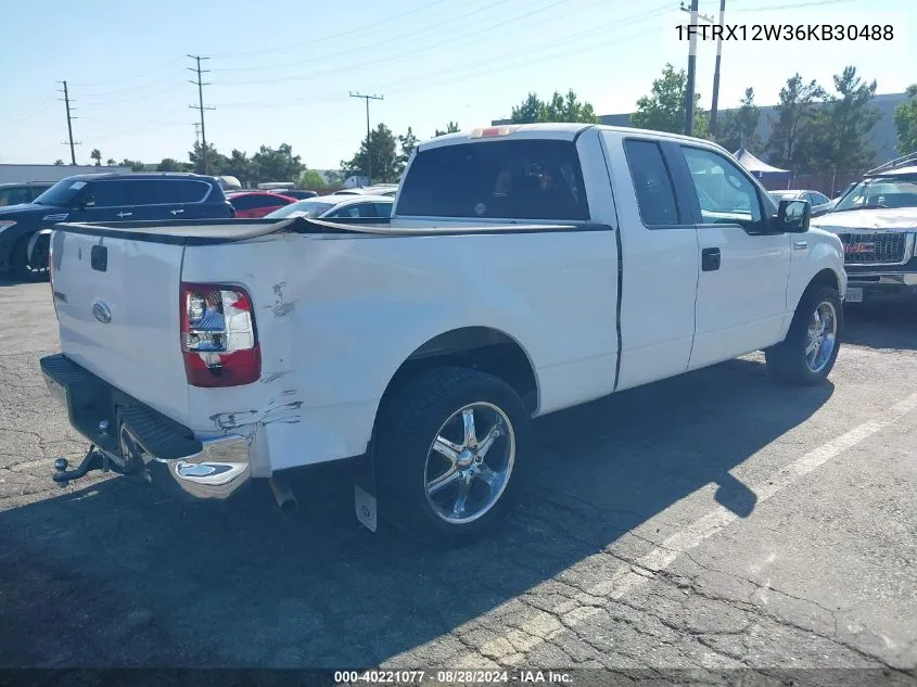 2006 Ford F-150 Stx/Xl/Xlt VIN: 1FTRX12W36KB30488 Lot: 40221077