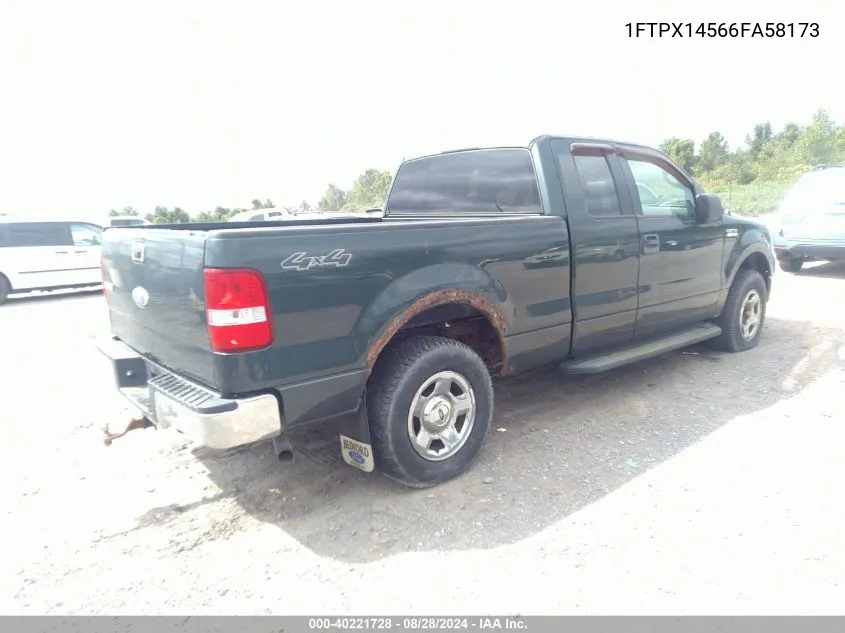 2006 Ford F-150 Fx4/Lariat/Xl/Xlt VIN: 1FTPX14566FA58173 Lot: 40221728