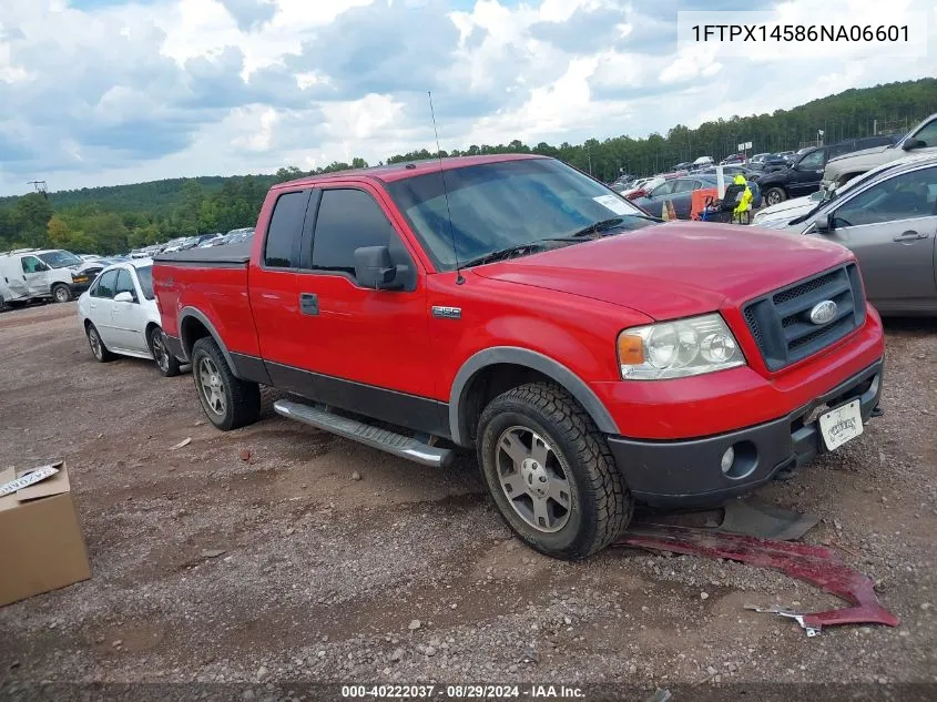 2006 Ford F-150 Fx4/Lariat/Xl/Xlt VIN: 1FTPX14586NA06601 Lot: 40222037