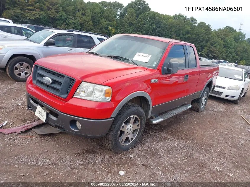 2006 Ford F-150 Fx4/Lariat/Xl/Xlt VIN: 1FTPX14586NA06601 Lot: 40222037