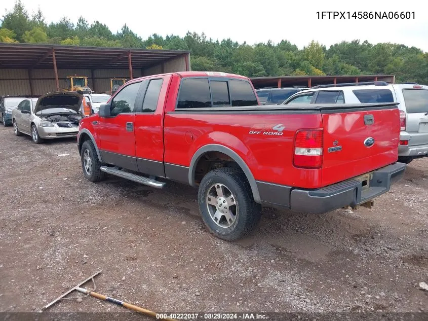 1FTPX14586NA06601 2006 Ford F-150 Fx4/Lariat/Xl/Xlt