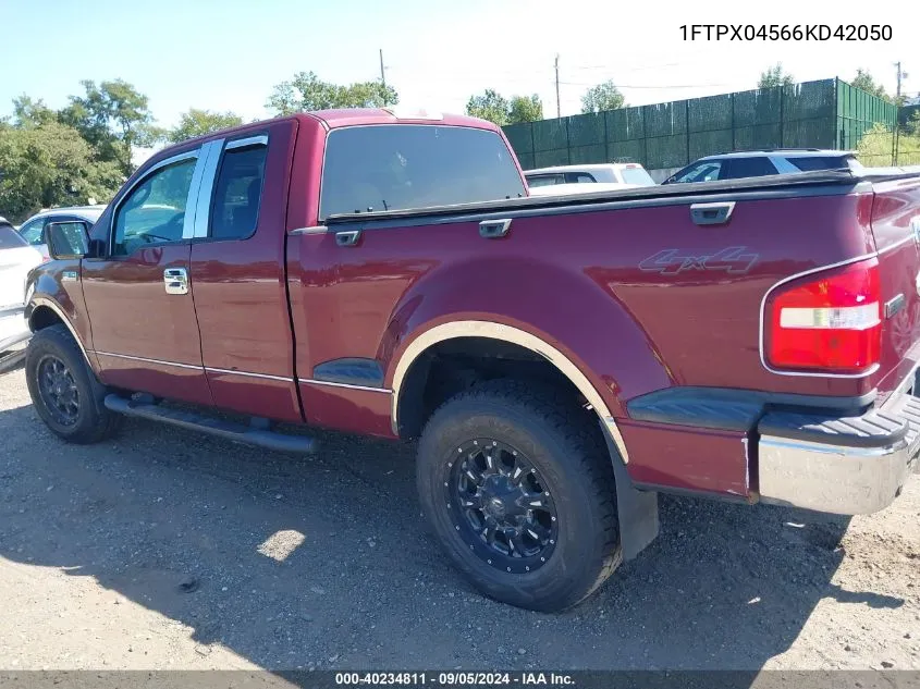 2006 Ford F-150 Fx4/Xlt VIN: 1FTPX04566KD42050 Lot: 40234811