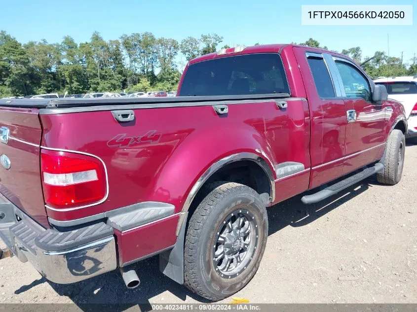 2006 Ford F-150 Fx4/Xlt VIN: 1FTPX04566KD42050 Lot: 40234811