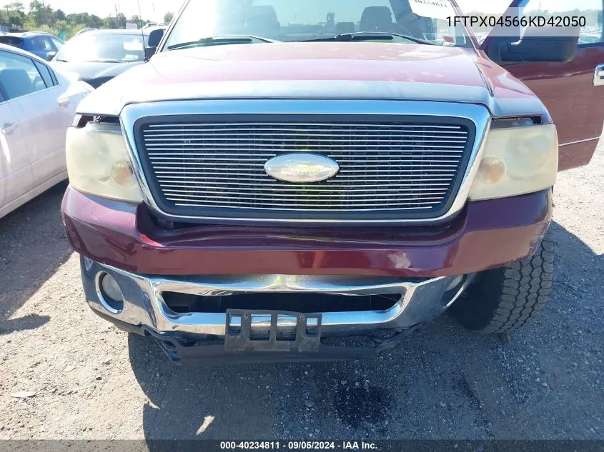 1FTPX04566KD42050 2006 Ford F-150 Fx4/Xlt