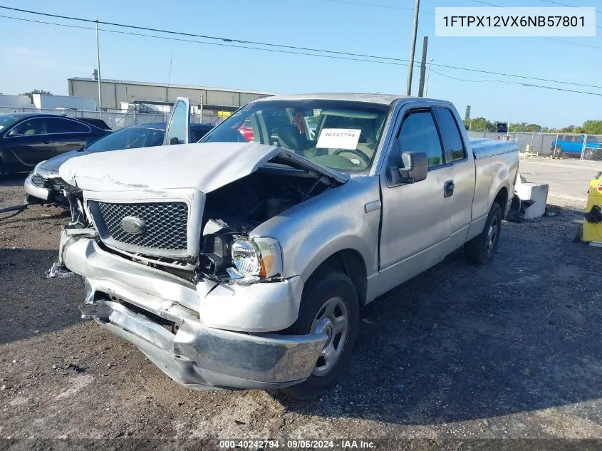 2006 Ford F150 VIN: 1FTPX12VX6NB57801 Lot: 40242794