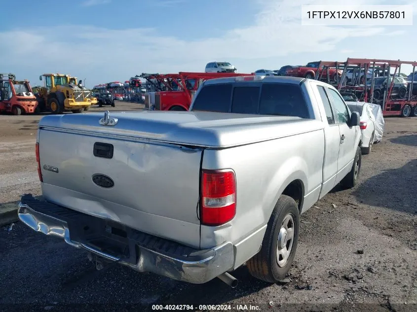 2006 Ford F150 VIN: 1FTPX12VX6NB57801 Lot: 40242794