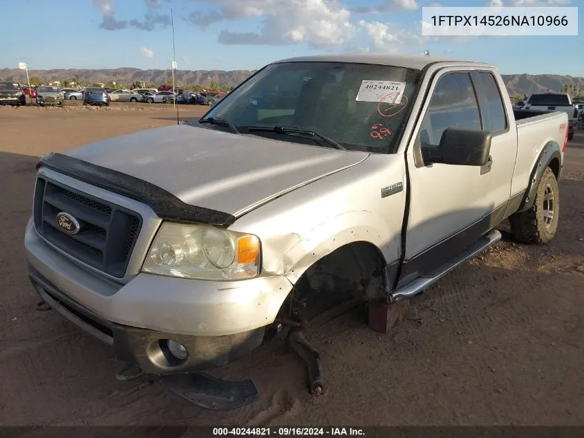 2006 Ford F-150 Fx4/Lariat/Xl/Xlt VIN: 1FTPX14526NA10966 Lot: 40244821