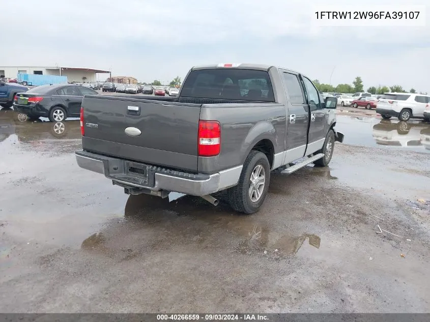 2006 Ford F-150 Xlt VIN: 1FTRW12W96FA39107 Lot: 40266559