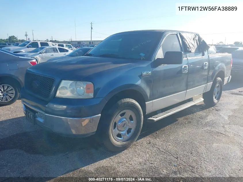 2006 Ford F-150 Xlt VIN: 1FTRW12W56FA38889 Lot: 40271175