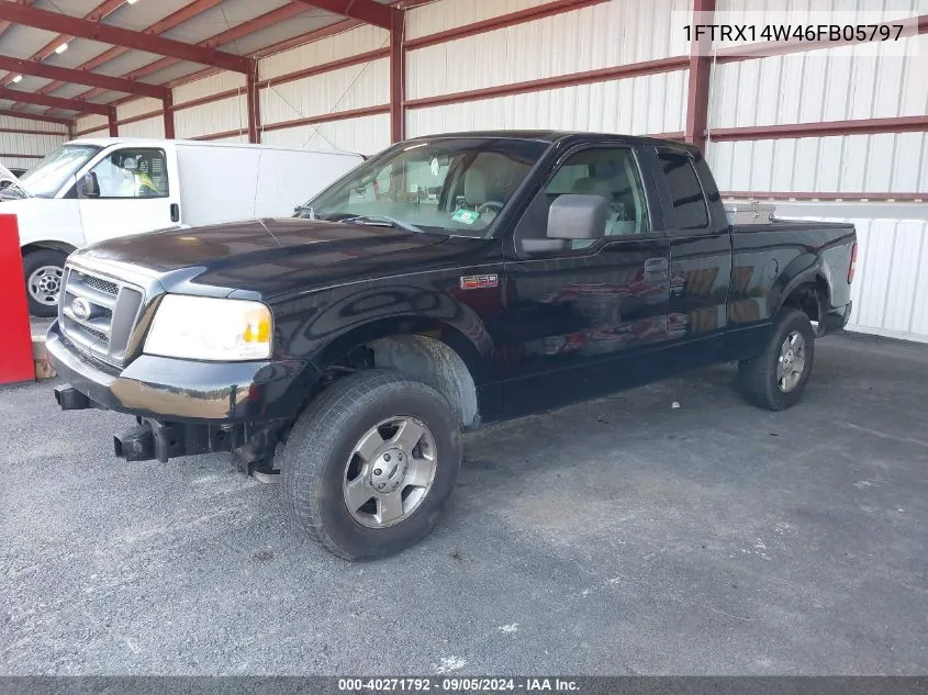 2006 Ford F-150 Stx/Xl/Xlt VIN: 1FTRX14W46FB05797 Lot: 40271792