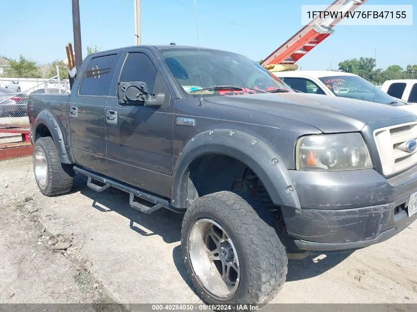 1FTPW14V76FB47155 2006 Ford F-150 Fx4/Lariat/Xlt