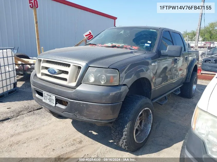 1FTPW14V76FB47155 2006 Ford F-150 Fx4/Lariat/Xlt