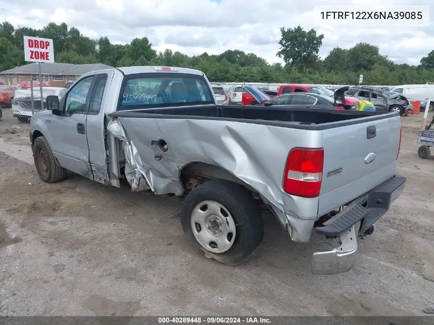 2006 Ford F-150 Stx/Xl/Xlt VIN: 1FTRF122X6NA39085 Lot: 40289448