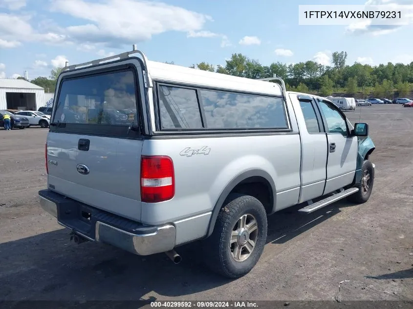 2006 Ford F-150 Fx4/Lariat/Xl/Xlt VIN: 1FTPX14VX6NB79231 Lot: 40299592