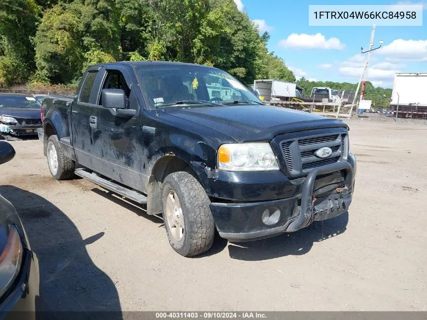 2006 Ford F-150 Stx/Xlt VIN: 1FTRX04W66KC84958 Lot: 40311403