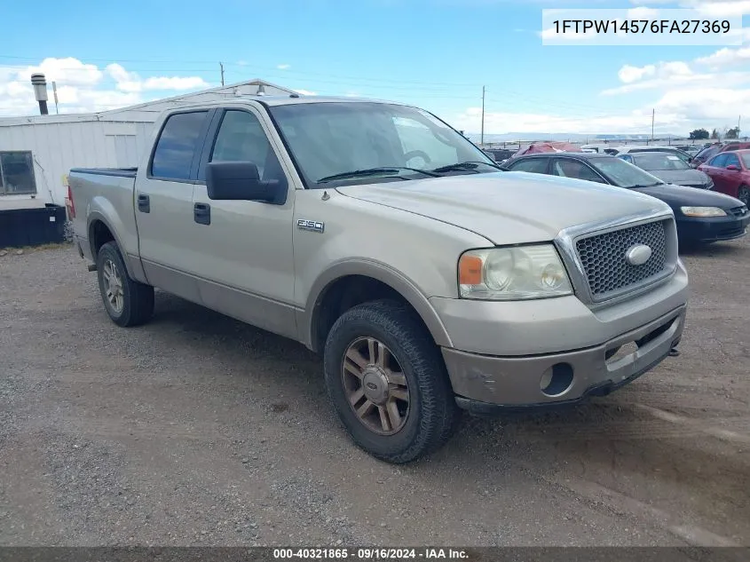 2006 Ford F-150 Fx4/Lariat/Xlt VIN: 1FTPW14576FA27369 Lot: 40321865