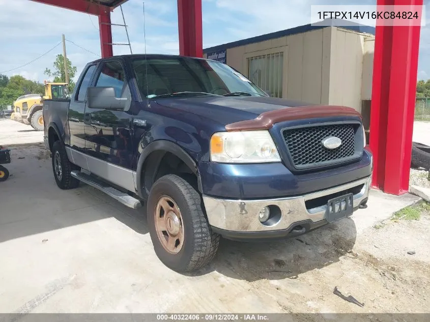 2006 Ford F-150 Fx4/Lariat/Xl/Xlt VIN: 1FTPX14V16KC84824 Lot: 40322406