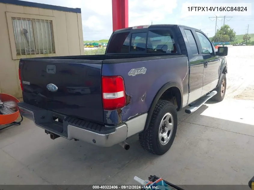 1FTPX14V16KC84824 2006 Ford F-150 Fx4/Lariat/Xl/Xlt