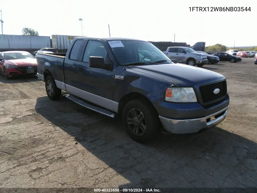 2006 Ford F-150 Stx/Xl/Xlt VIN: 1FTRX12W86NB03544 Lot: 40323550