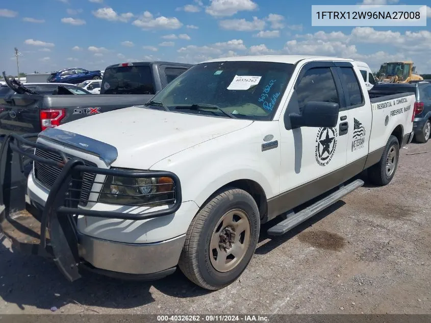 2006 Ford F-150 Stx/Xl/Xlt VIN: 1FTRX12W96NA27008 Lot: 40326262