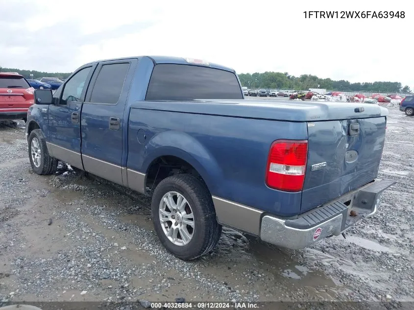 1FTRW12WX6FA63948 2006 Ford F-150 Xlt