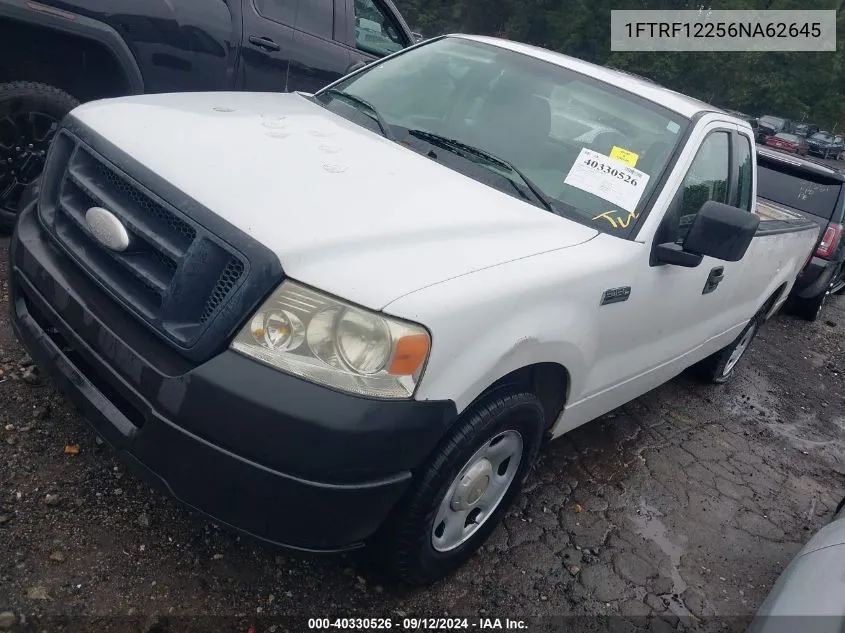 2006 Ford F-150 Stx/Xl/Xlt VIN: 1FTRF12256NA62645 Lot: 40330526