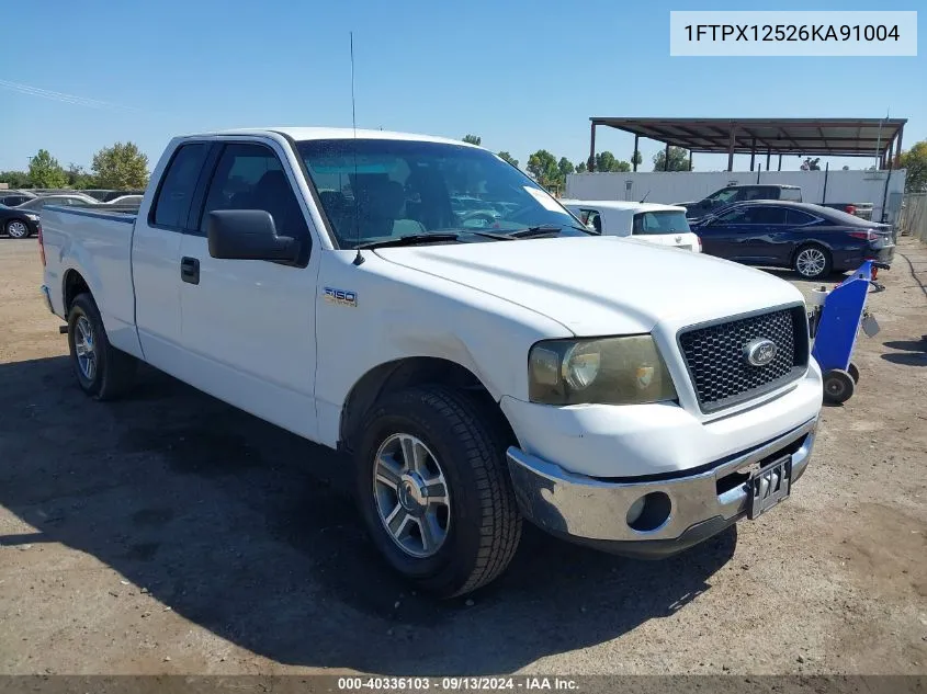 2006 Ford F150 VIN: 1FTPX12526KA91004 Lot: 40336103