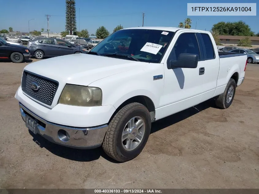 2006 Ford F150 VIN: 1FTPX12526KA91004 Lot: 40336103