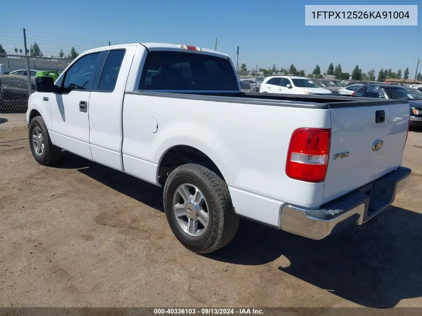 2006 Ford F150 VIN: 1FTPX12526KA91004 Lot: 40336103