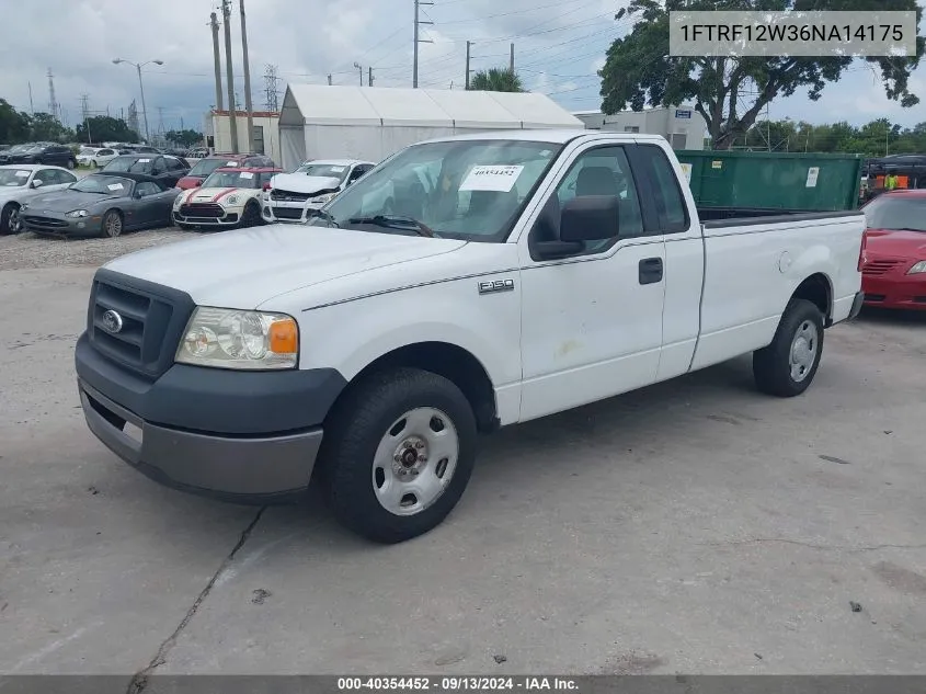 2006 Ford F-150 Stx/Xl/Xlt VIN: 1FTRF12W36NA14175 Lot: 40354452