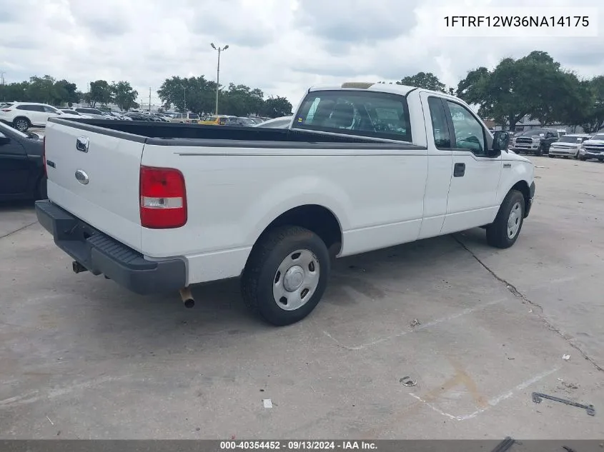 2006 Ford F-150 Stx/Xl/Xlt VIN: 1FTRF12W36NA14175 Lot: 40354452