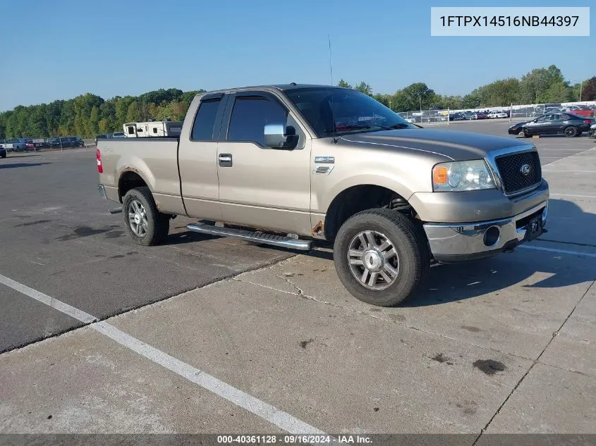 2006 Ford F-150 Fx4/Lariat/Xl/Xlt VIN: 1FTPX14516NB44397 Lot: 40361128