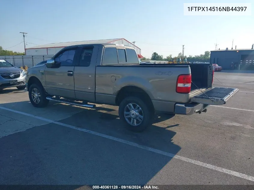 2006 Ford F-150 Fx4/Lariat/Xl/Xlt VIN: 1FTPX14516NB44397 Lot: 40361128