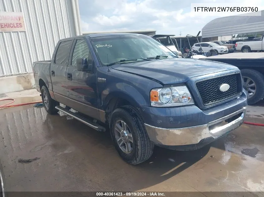 1FTRW12W76FB03760 2006 Ford F-150 Xlt