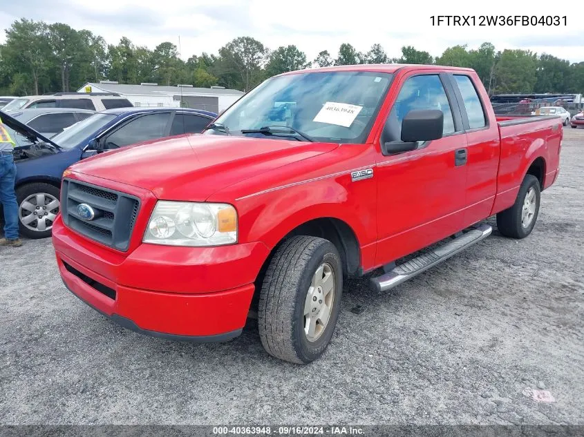 1FTRX12W36FB04031 2006 Ford F-150 Stx/Xl/Xlt