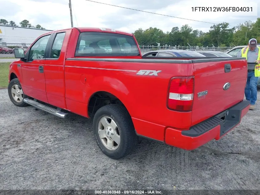 1FTRX12W36FB04031 2006 Ford F-150 Stx/Xl/Xlt