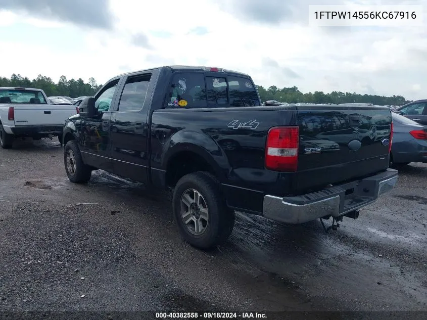 2006 Ford F-150 Fx4/Lariat/Xlt VIN: 1FTPW14556KC67916 Lot: 40382558