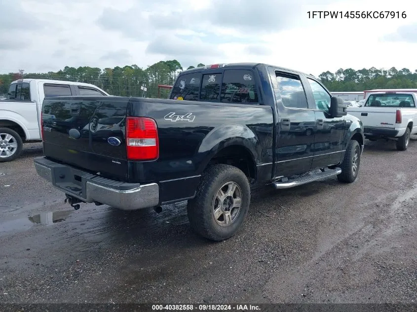 1FTPW14556KC67916 2006 Ford F-150 Fx4/Lariat/Xlt